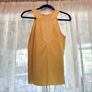 Tibi Embroidered Halter Blouse